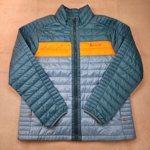 Cotopaxi Capa Hybrid Insulated Jacket Men's XL Blue Orange Quilted Puffer